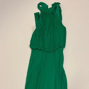 Asics Vibrant Green Pleated Dress